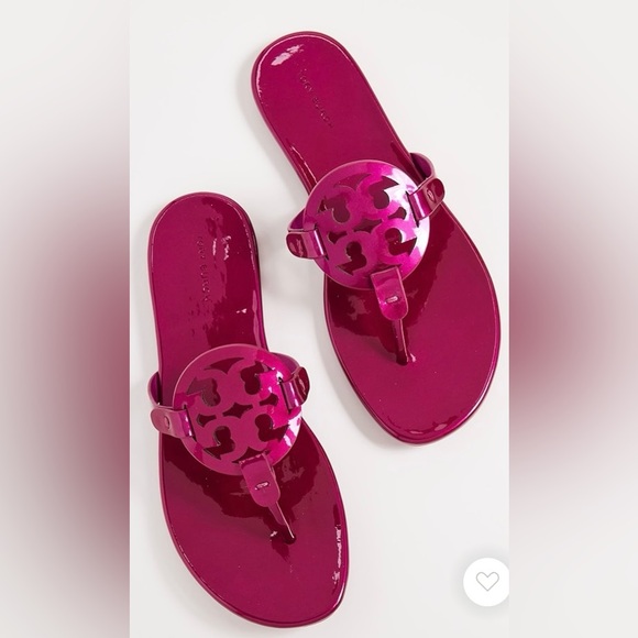 Tory Burch Shoes - Tory Burch Metallic Hot Pink/Magenta